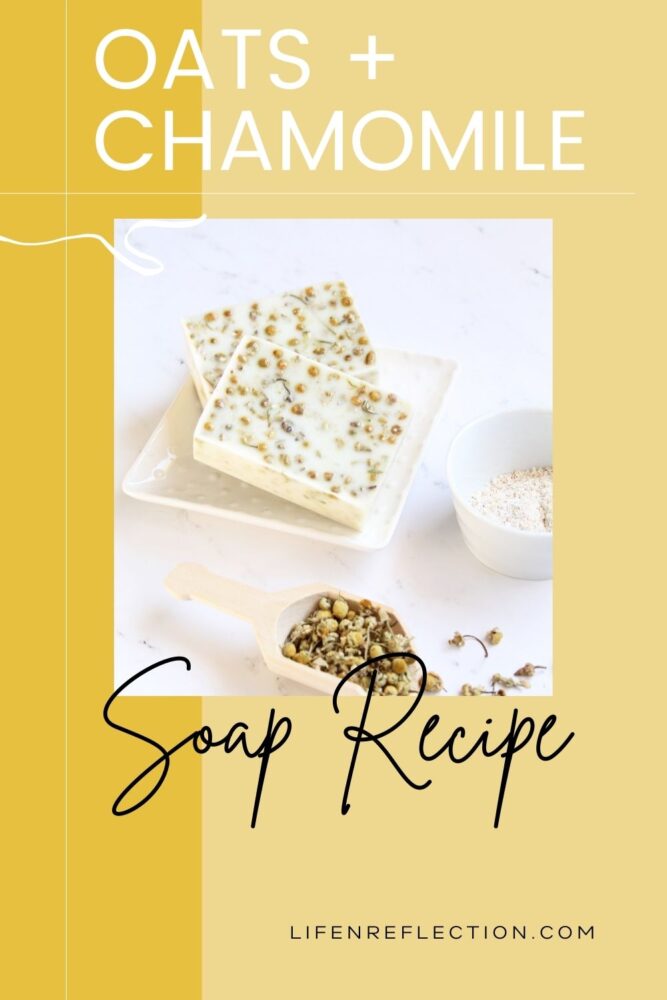 Take the old wives’ tale of healing oatmeal baths and pair it with the benefits of honey, chamomile, and goats milk in this easy melt and pour soap recipe to quickly calm and soothe dry skin. 