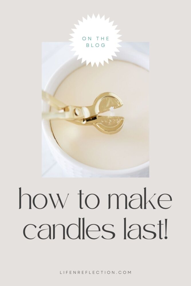 Don't miss this tips for how to make candles last longer!!