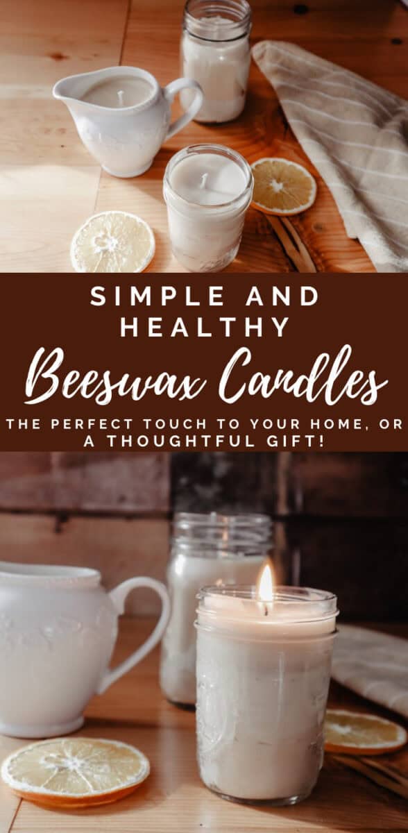 Simple and easy process to make beeswax candles in vintage wear.
