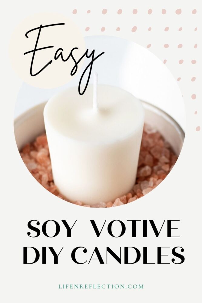 Easy soy votive DIY candles!