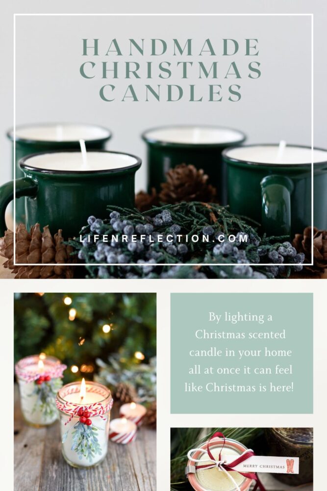 By lighting a Christmas scented candle in your home all at once it can feel like Christmas is here! Start with these handmade candle ideas made with the best Christmas scents!