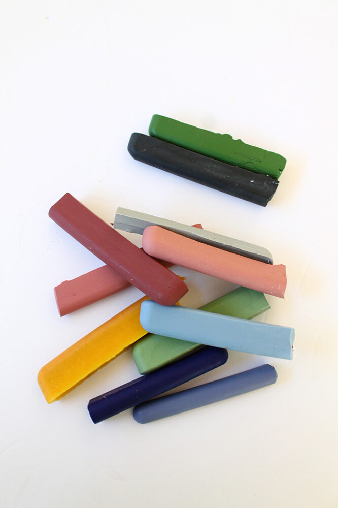 Ditch store-bought crayons and put your mind at ease with these easy-to-make beeswax crayons.