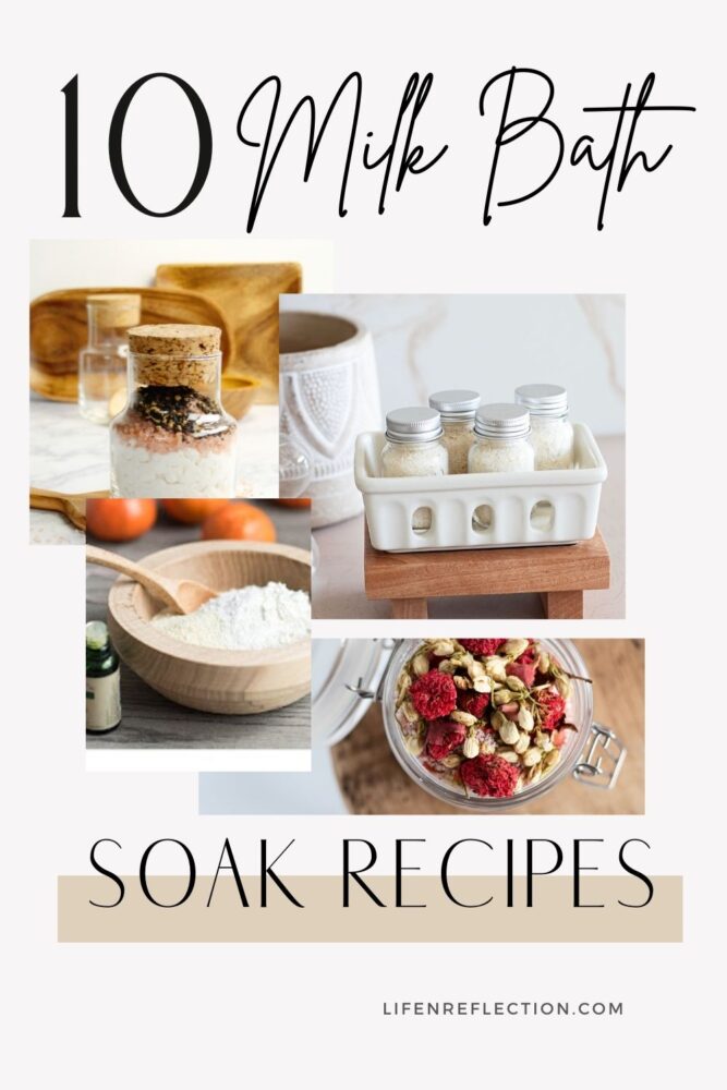 10 DIY milk bath soaks even Cleopatra would appreciate. From relaxing lavender to zesty lemongrass, orange cream, and chai latte - there’s a milk bath recipe for everyone!
