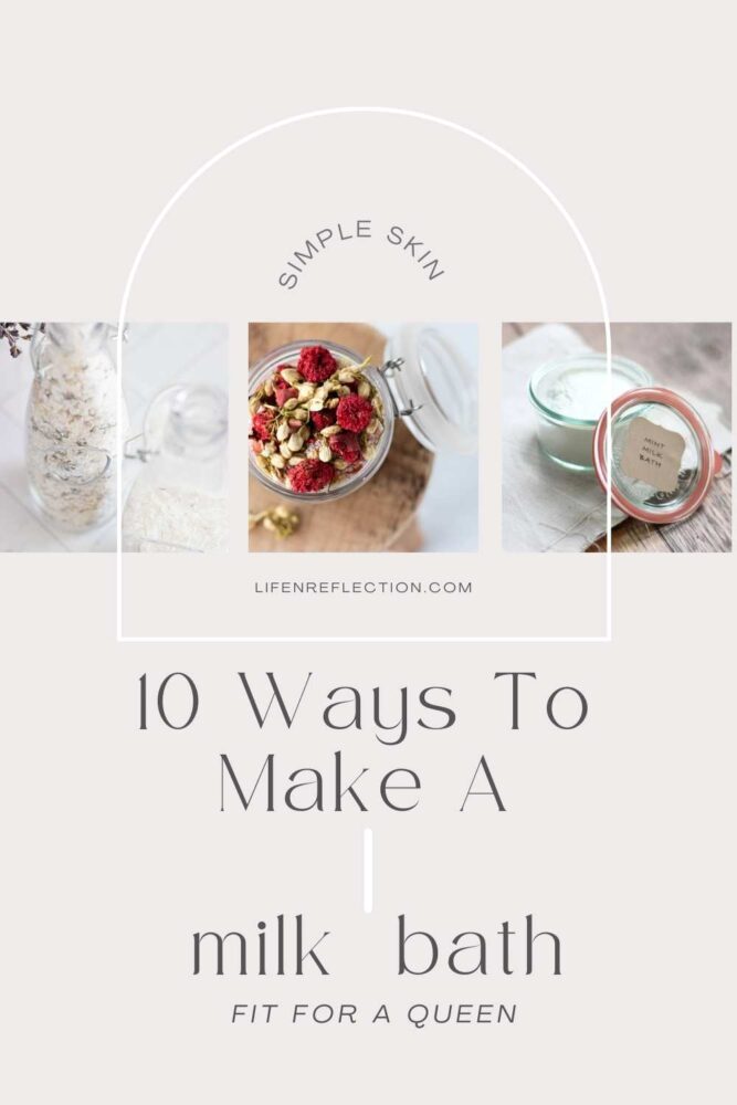 Transform your bath with these ten unique DIY milk bath soaks infused with milk bath benefits even Cleopatra would appreciate.