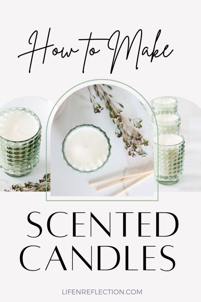 How do you make homemade scented candles? This step by step candle tutorial walks you through how to make scented candles that stand out! 