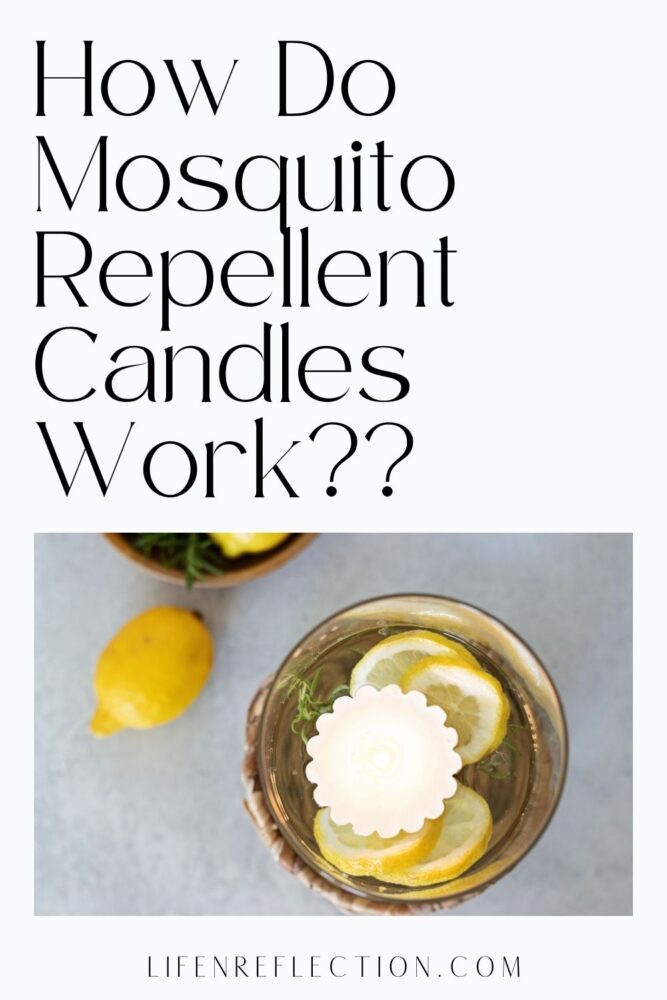 These floating mosquito repellant candles not only work, but make a gorgeous centerpiece of floating lemon slices, rosemary sprigs, and candle light! They're the perfect addition to any outdoor space and summer dining outdoors. Here's how they work!
