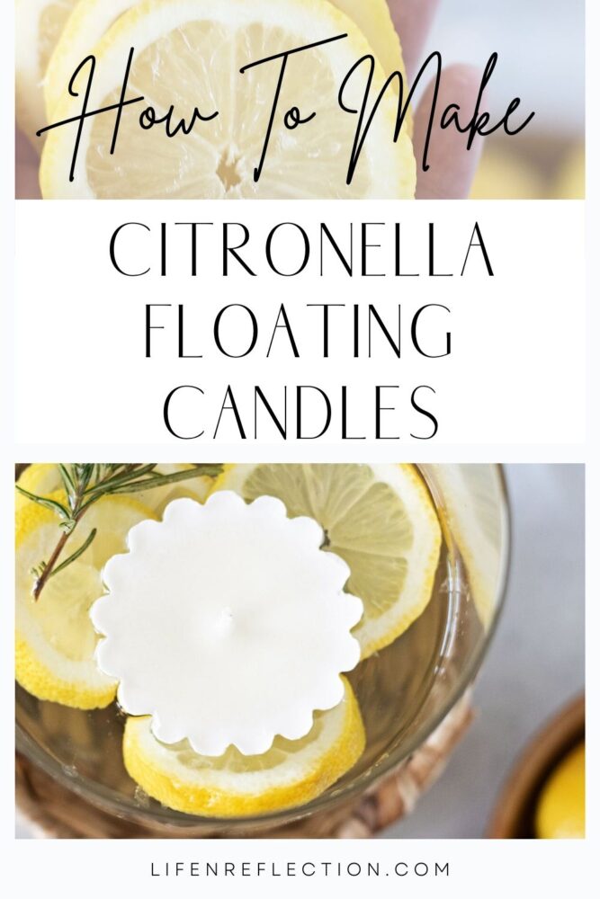 Here’s how to make floating mosquito repellant candles with a combination of fresh fruit, herbs, and essential oils that are equally effective and beautiful floating candle centerpieces for your outdoor activities. 