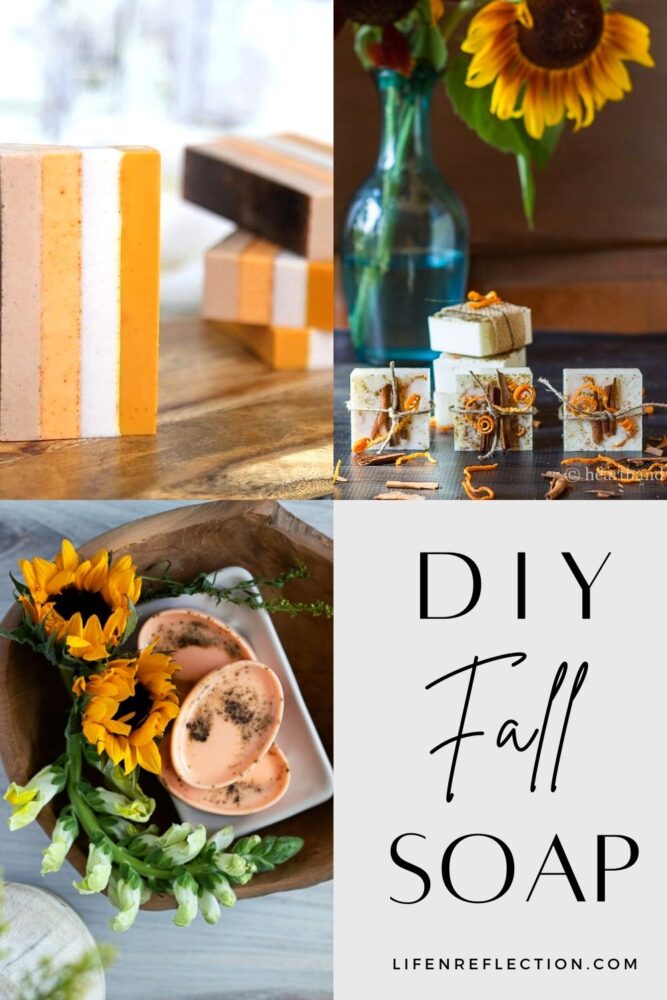 What are you waiting for? Turn your bath or shower into an apple orchard or pumpkin patch with these easy DIY fall soap recipes.