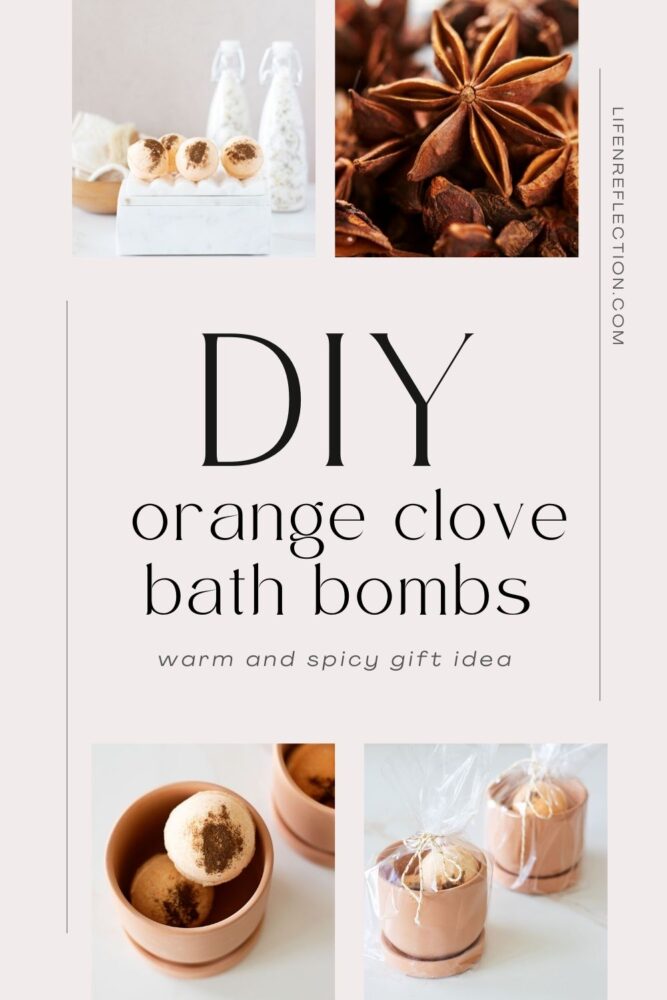 This orange clove bath bombs recipe makes a lovely autumn or Christmas bath bomb with a beautiful spiced scent and a reminder of Christmas orange pomander ornaments. Make a dozen handmade gifts this season with a batch of these bath bombs!