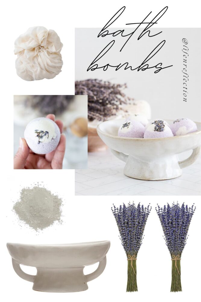 You can make these light, lovely, sweet-smelling, fragrant bath bombs with vanilla and lavender essential oil, softening coconut oil, and nutrient-dense kaolin clay.