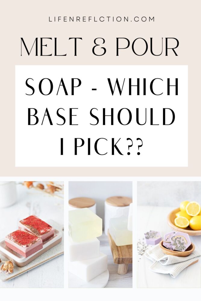 Which soap base should I use? Learn what’s the best melt and pour soap base for massage soap, clear soap, layered soap, and more.