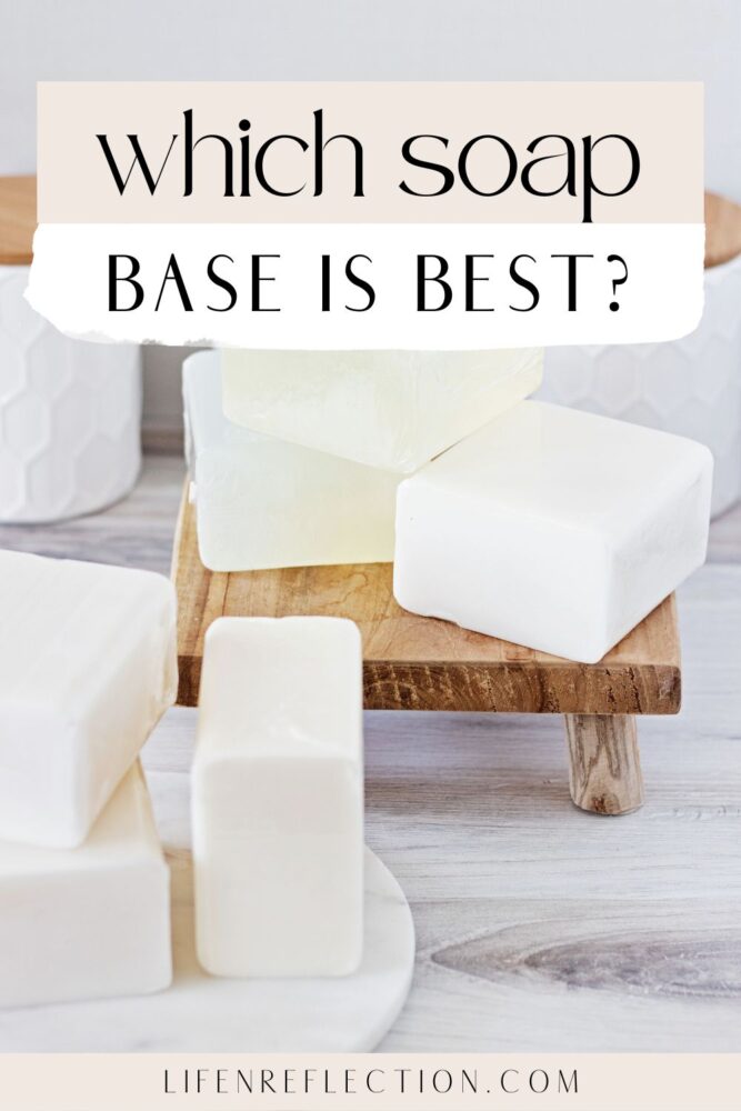 Which soap base is best to make layered soap, dry skin soap, hand soap or dish soap bars? Use our easy to guide to know what’s the best soap base to use for each type of soap!