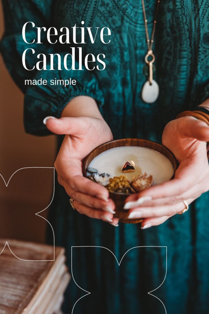 I had an amazing experience writing this book and want to share with you an inside look at Creative Candles Made Simple, my new candle making book. 100+ pages to becoming the candle maker you’ve always wanted to be!