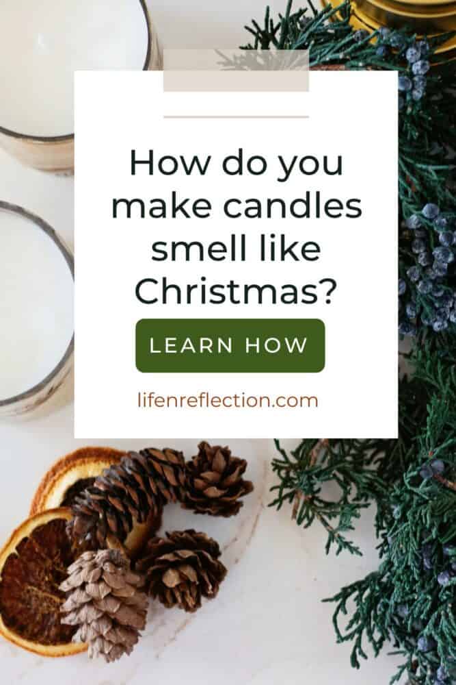 How do you make Christmas scented candles? It’s easy to make candles that smell like Christmas in minutes by following this key technique!