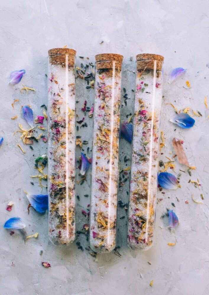 If the work week has left you feeling drained, turn to this herbal DIY bath recipe.