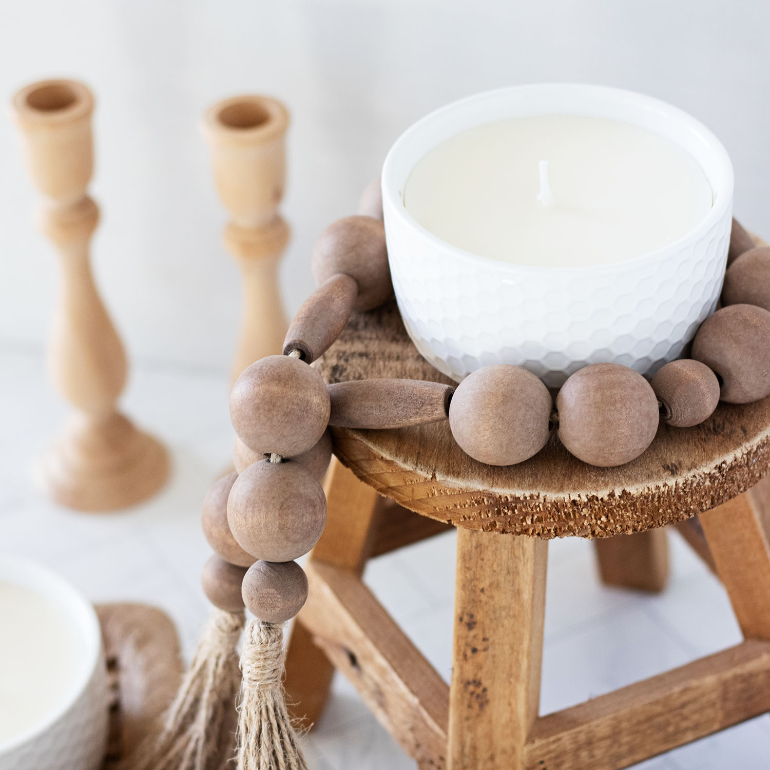 Milk and Honey Scented Beeswax Candles DIY