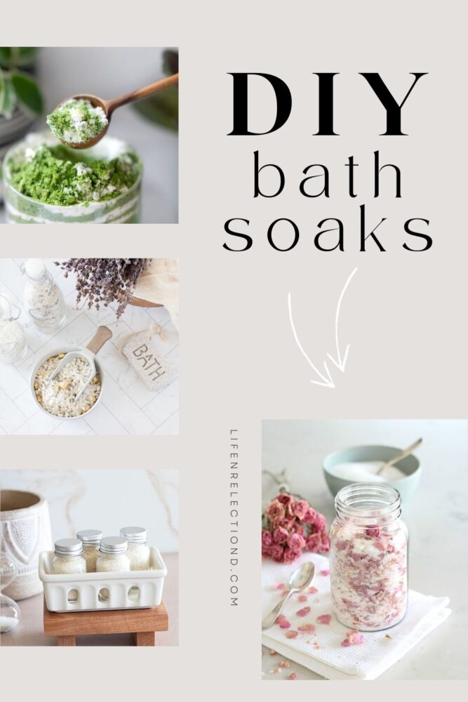 Embrace the hygge lifestyle with these seven DIY bath soak hygge ideas to replace the winter blues. Each is a comforting hygge example anyone can make!