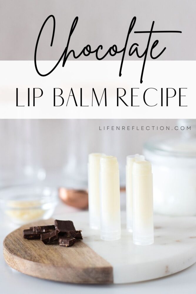 This no-bake chocolate lip balm recipe is simply perfection. Think of it as your guilt-free pass to fulfill a chocolate craving.