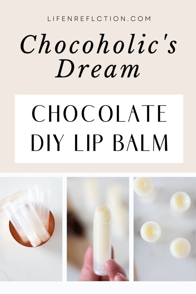 It’s so easy to make this chocolate dessert-worthy lip balm. You’ll be doubling this chocolate lip balm recipe to share with all your chocoholic friends.