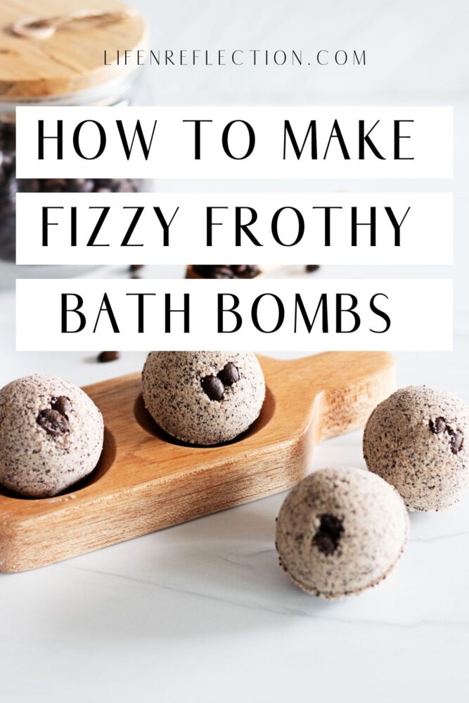 Here's how to make coffee bath bombs for a fizzy frothy bath!