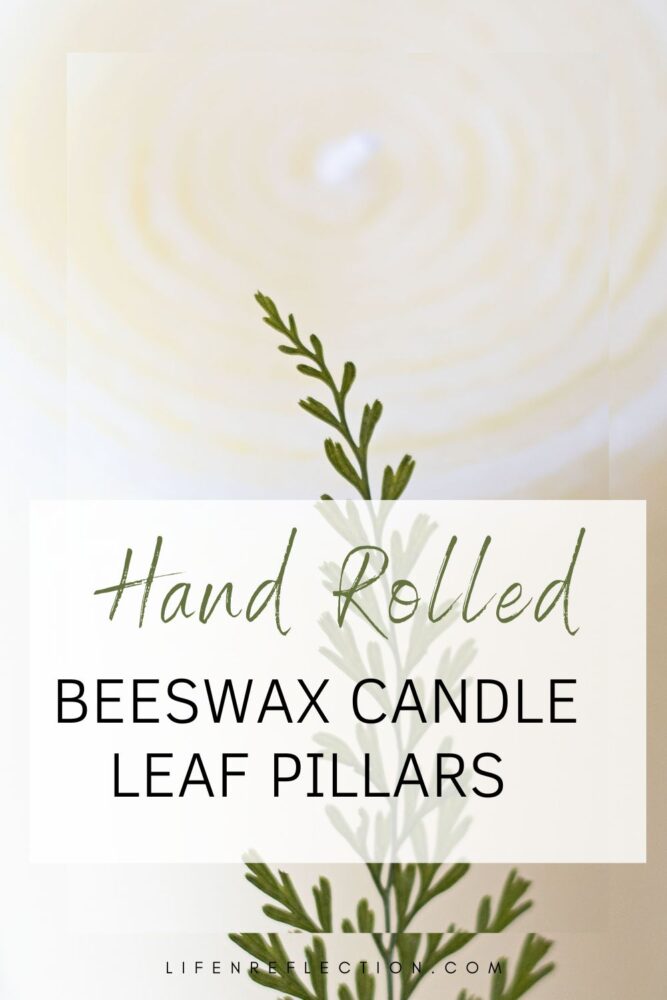Add a touch of uniqueness to your home decor with our DIY pressed leaf candle pillars tutorial.