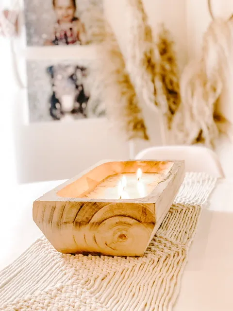 I love the impact a DIY dough bowl candle has on a space. Who knew a candle could make such a statement?