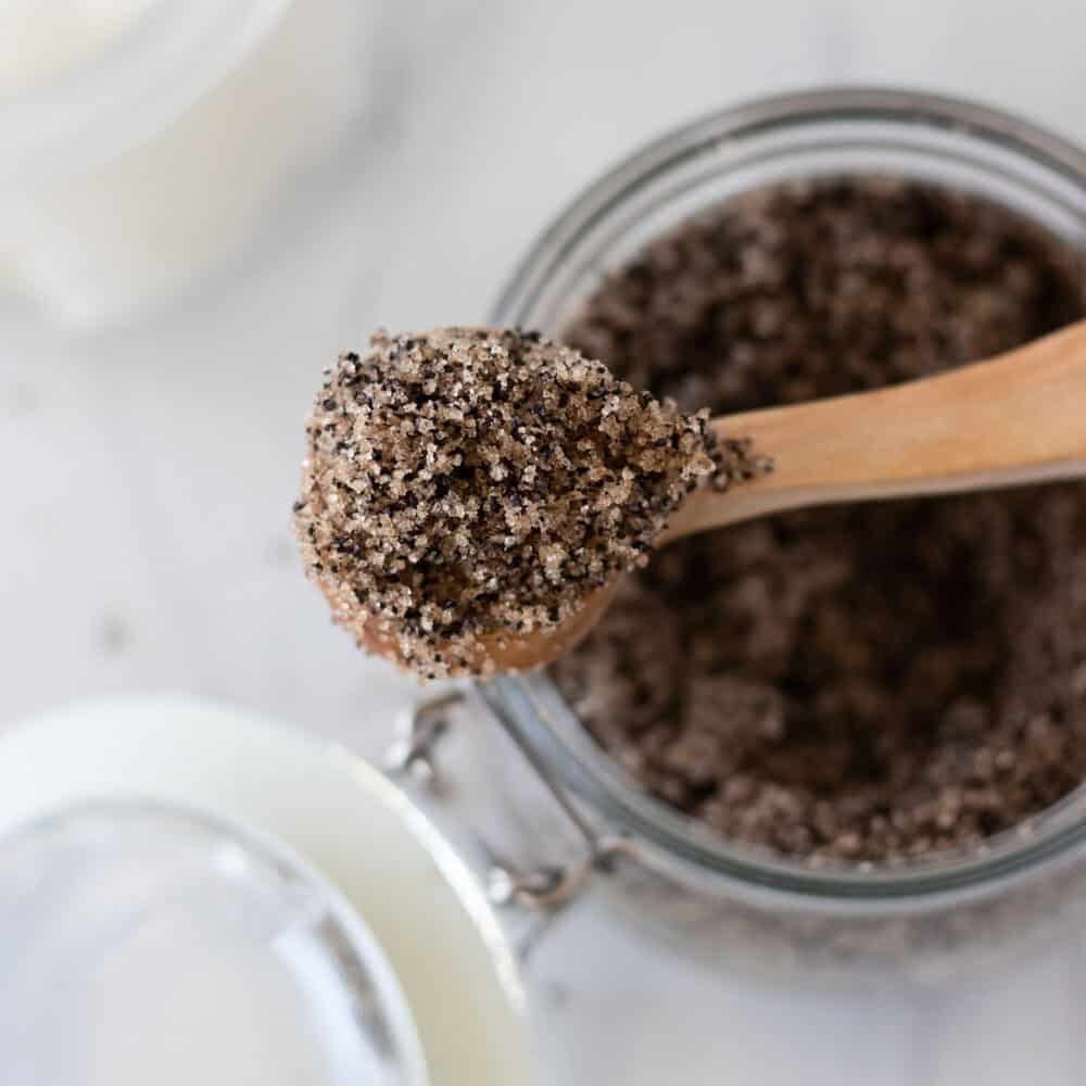 Create a sustainable daily ritual that helps you feel refreshed and rejuvenated with this DIY coffee scrub to reveal your inner glow.