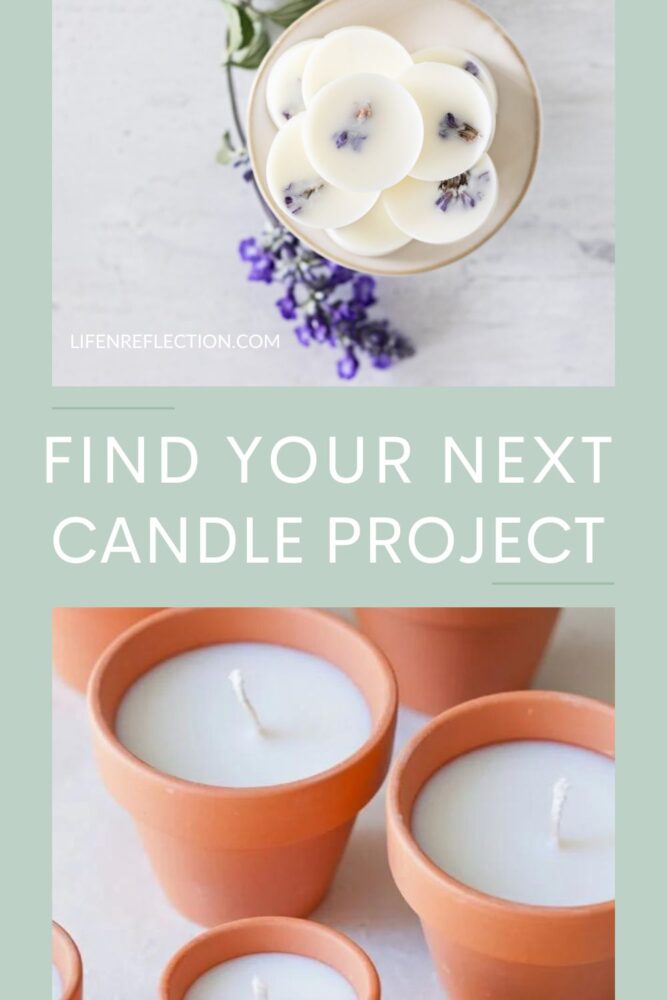 From elegant pressed flower candles to outdoor terracotta candle pots, there are countless DIY candle projects to create with this list of inspiring ideas!