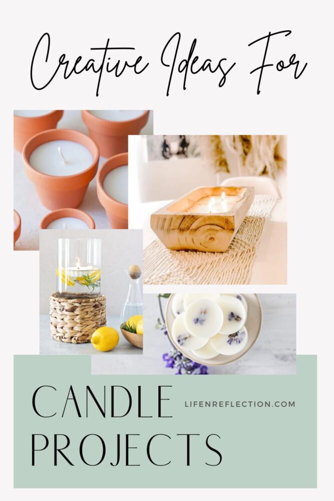 Elevate your candle game with these creative DIY candle projects for scented candles, candle holder ideas, and more.