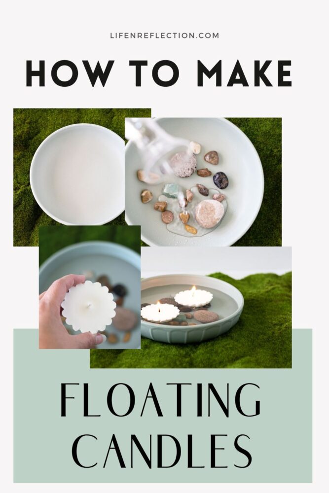 The simplicity of this floating candle bowl centerpiece is what makes it truly captivating. Learn how to make it with supplies you already have on hand, then follow my instructions for DIY floating candles.