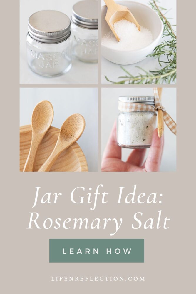 Add a pinch of love to your homemade meals with DIY Rosemary Salt jar gifts. It's easy, fragrant, and a heartfelt gift for the chefs and food lovers on your list.