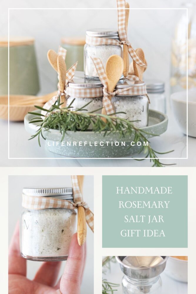 Infuse up your holiday gifts with a touch of homemade charm! This Rosemary Salt jar gift is a treat for the taste buds and a thoughtful addition to any Christmas basket.
