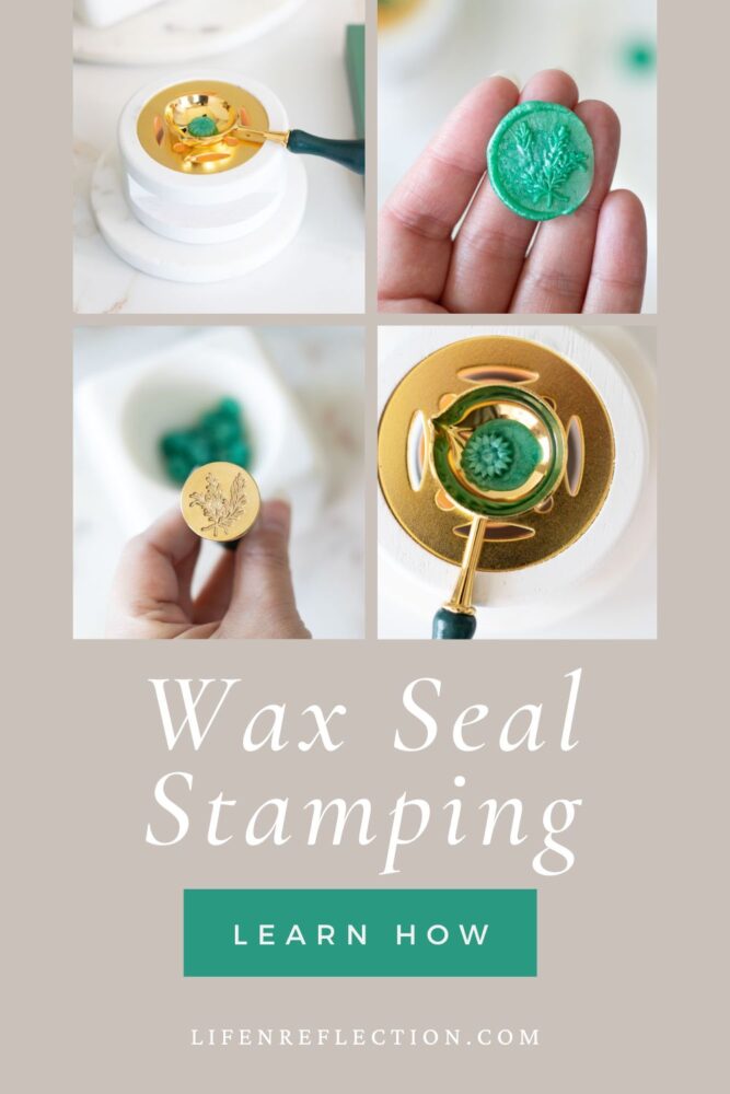 Read my wax seal stamping guide, which offers practical tips to perfect your stamping technique. Learn how I get the best results, waste less supplies, and save time!