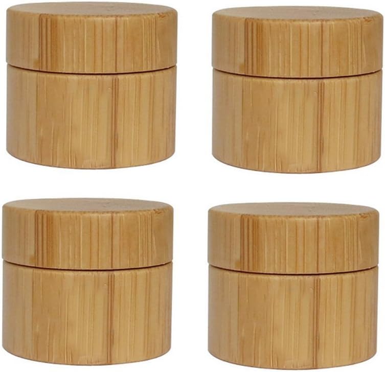 small bamboo jars