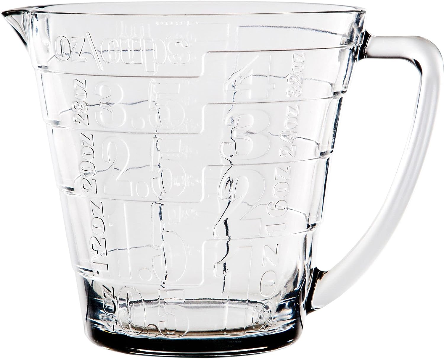 large glass measuring cup