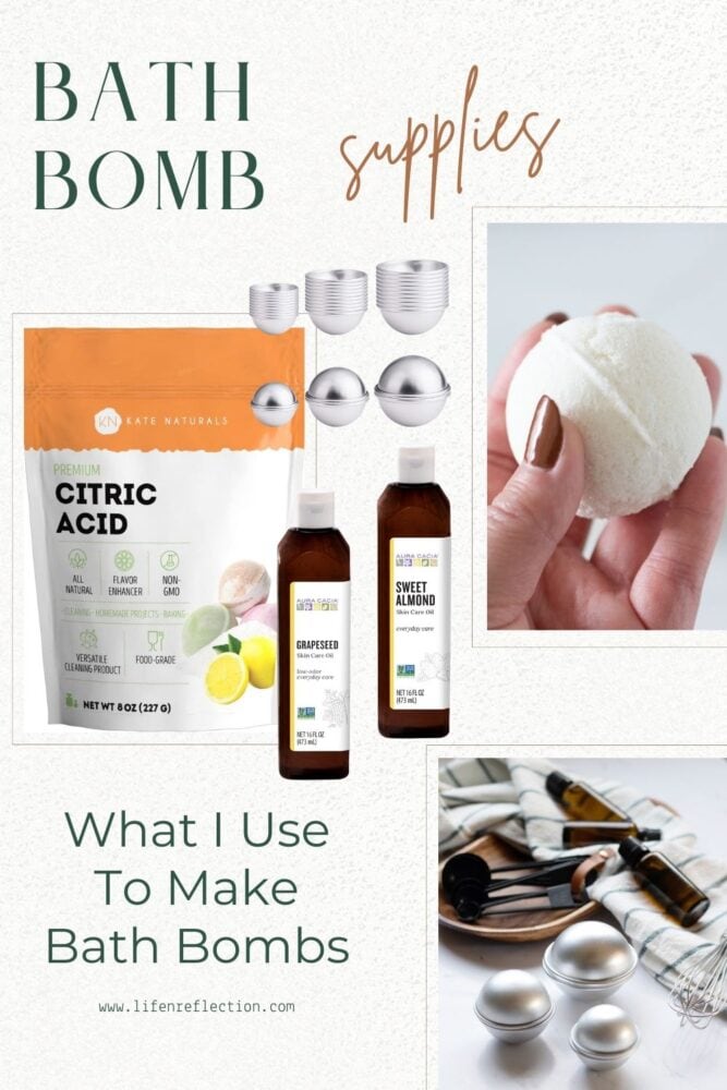bath bomb supplies