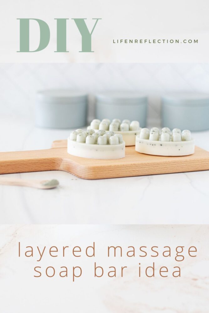 Suds up with this DIY massage soap bar after spring gardening to clean, moisturize, and ease muscle tension.