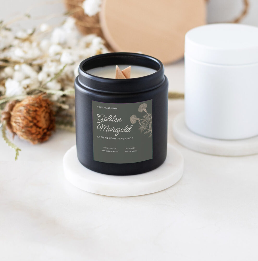 custom candle label