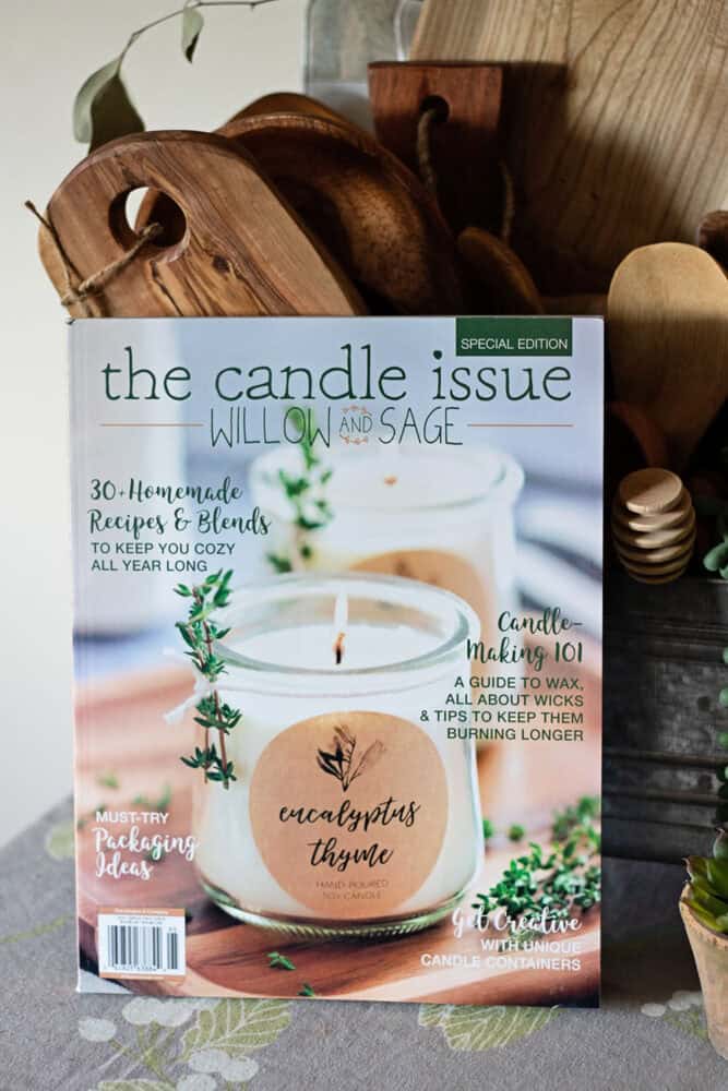 The candle issue magazine in print.
