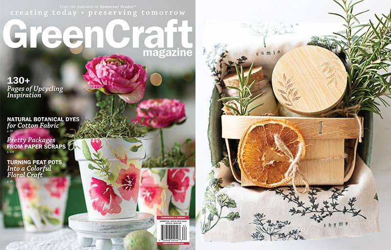Garden Gift Basket published in GreenCraft magazine